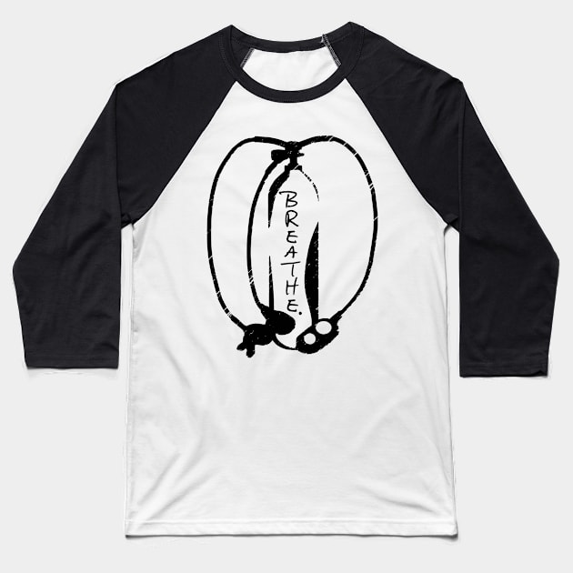 Scuba tank (black) Baseball T-Shirt by Lonely_Busker89